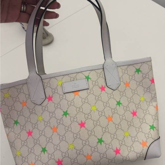 Gucci Handbags - Gucci Star Pattern Tote Bag with pouch